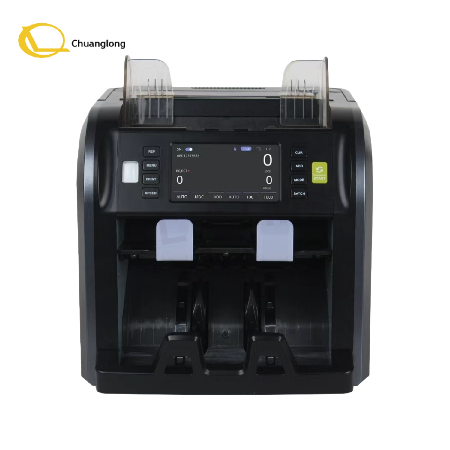 Chuanglong AL-920 Professional Mixed Denomination Value Counter with Integrated Thermal Printing Support - Image 2