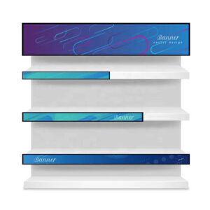 Ultra-Wide Panoramic Shelf-Edge Digital Display 1200mm*60mm